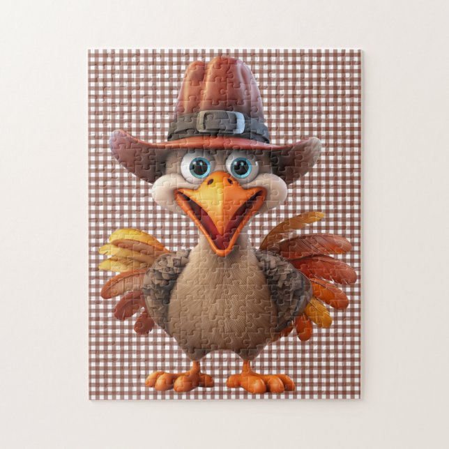 Thankgiving Turquie Puzzle (Vertical)