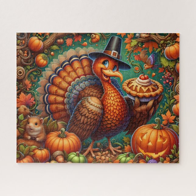 Thankgiving Turquie Puzzle (Horizontal)