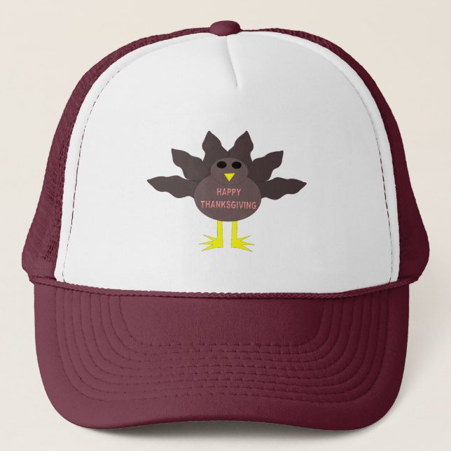 Thanksgiving a attrapé un Casquette turc (Devant)