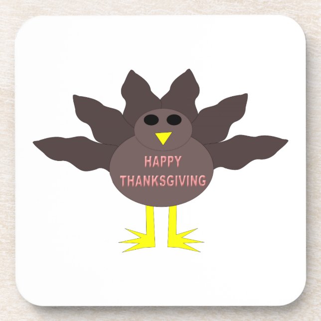 Thanksgiving a pillé le Dessous de verre turc (Devant)