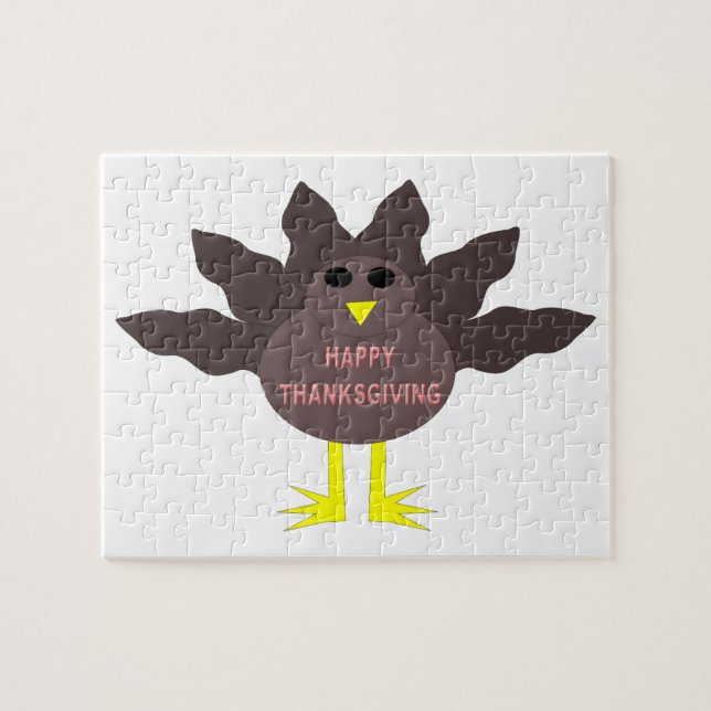 Thanksgiving A Plu Turquie Puzzle (Horizontal)
