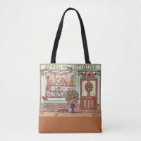 Thanksgiving Antique Shop Sac fourre-tout d'aquare