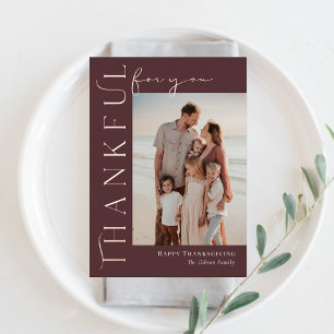 Thanksgiving Carte photo