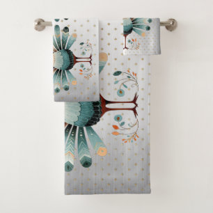 Thanksgiving Coloré Turquie Golden Stars Argent