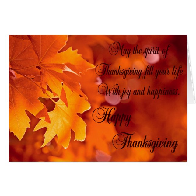 Thanksgiving d'automne (Devant horizontal)