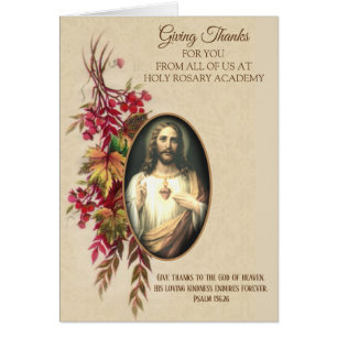 Thanksgiving de tous les nous coeur sacré de Jés