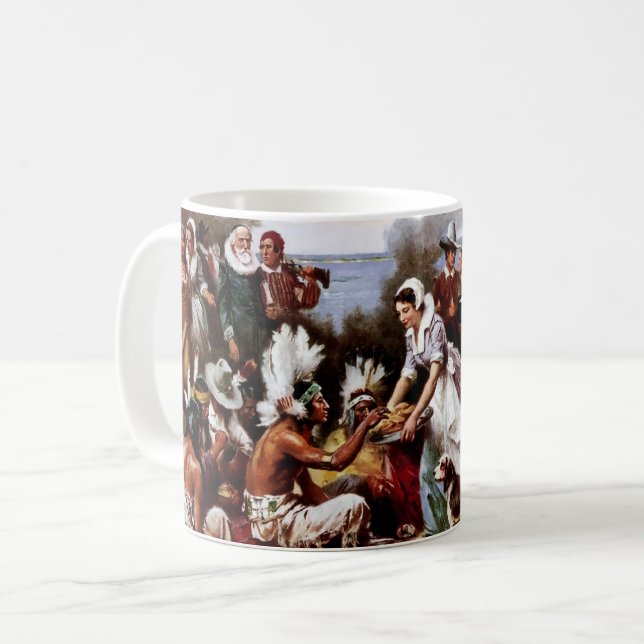 Thanksgiving Fine Art Gig Mug (Devant gauche)