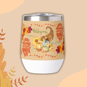 Thanksgiving Friendsgiving Automne sur beige  
