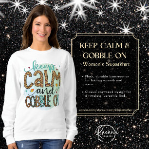 Thanksgiving "Gobble 'til You Wobble' Sweatshirt