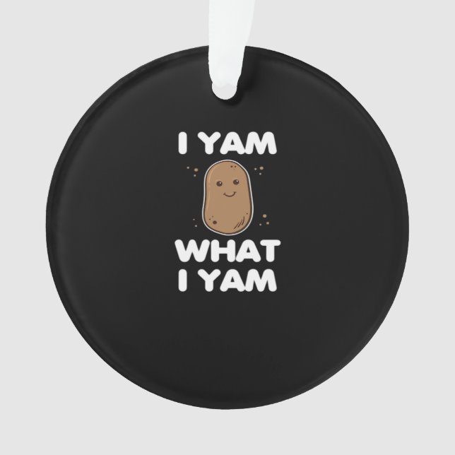 Thanksgiving I Yam What I Yam Funny Fall Classic (devant)