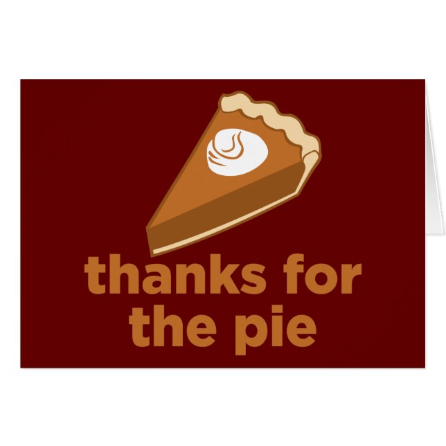 thanksgiving+mercis de cadeaux du tarte (Devant horizontal)