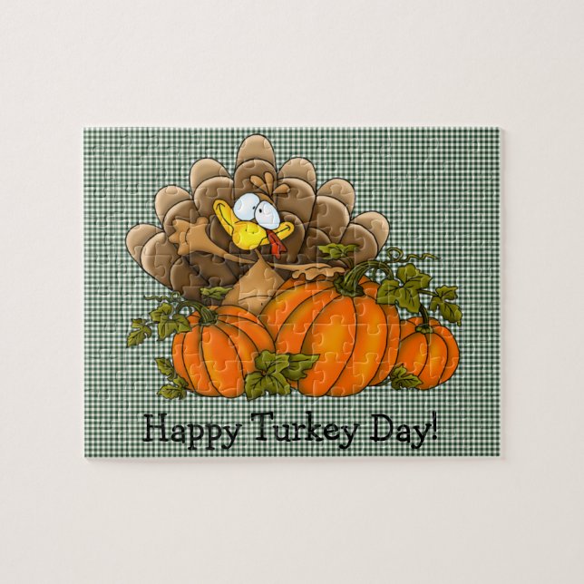 Thanksgiving Silence Turkey Puzzle (Horizontal)