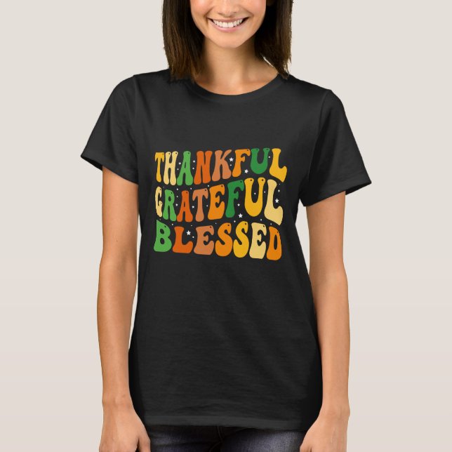 Thanksgiving T-shirt Design Pour Femmes (Devant)