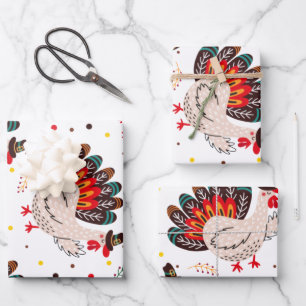 Thanksgiving Turquie Automne Feuilles Motif