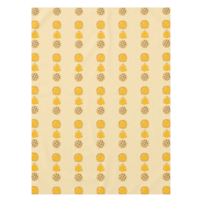 Thanksgiving Turquie et tarte nappe (Devant)