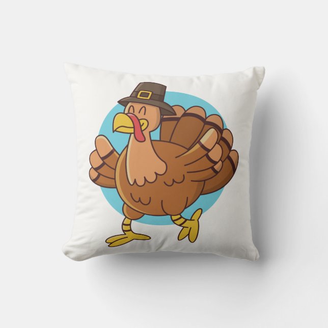 Thanksgiving Turquie lance des oreillers (Recto)