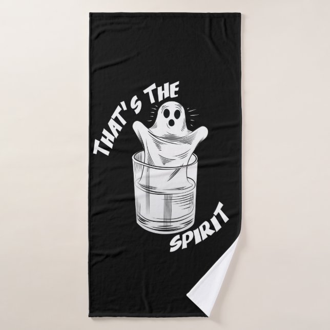 Thats L'Esprit - Drôle Fantôme D'Halloween (Serviette de bain)