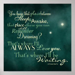 That's Where I'll Be Waiting Poster