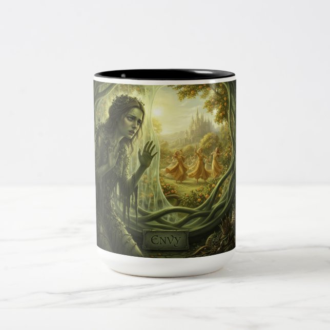 The 7 Satanic Virtues: Envy Mug (Centre)