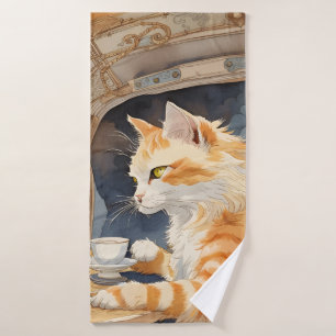 Thé à boire à la chatte orange