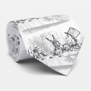 Thé Alice vintage dans la cravate du pays des