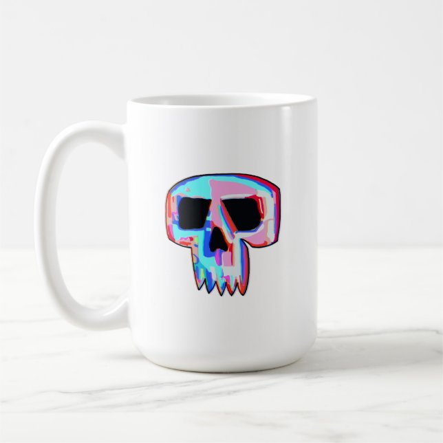 Thé au crâne néon et Mug de café (Gauche)