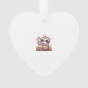 Thé au lait bulles Boba de sloth mignon Kawaii fem