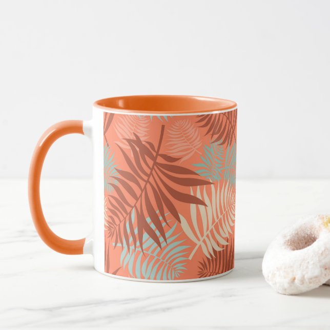 Thé au lait Orange Tangerine Mug (Avec donut)