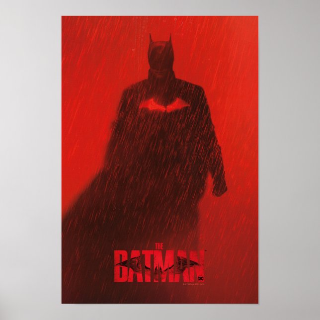 The Batman Red Rain Theatrical Poster Graphic (Devant)