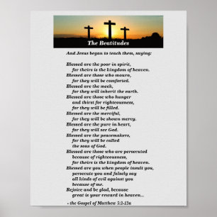 The Beatitudes Poster by Jesus