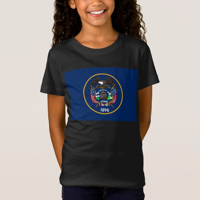 The Beehive State Industry Flag of Utah T-Shirt (Devant)