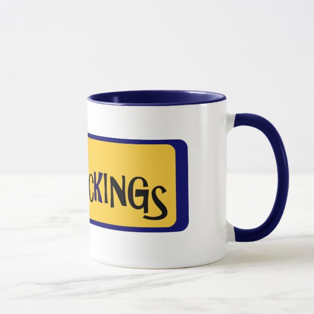 « The BLUES D'ING DE DOCK BLUESDOCKINGS » tasse (Droite)
