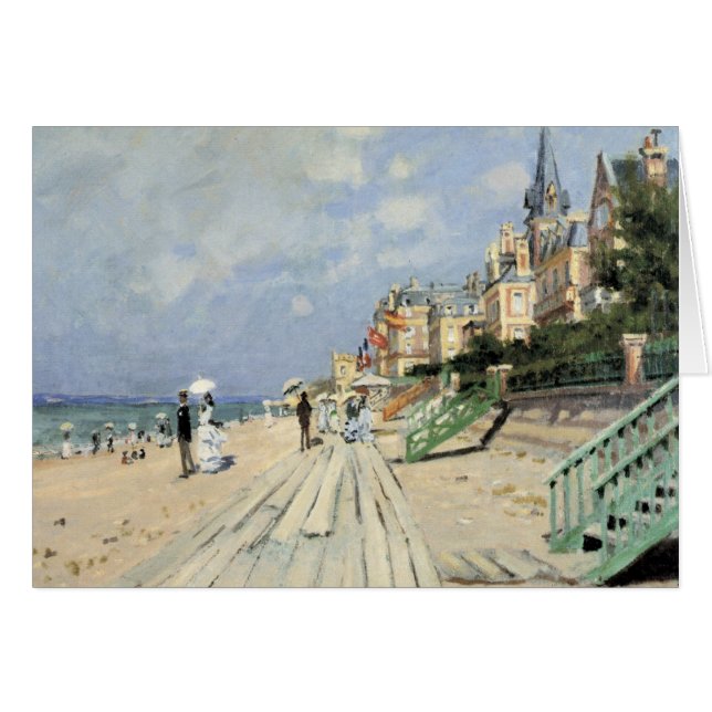 The Boardwalk at Trouville by Claude Monet (Devant horizontal)