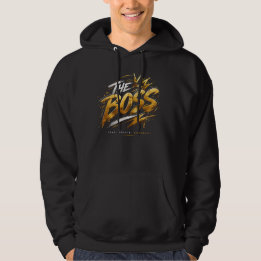 The Boss Crown – Sweat à capuche Gold Streetwear P