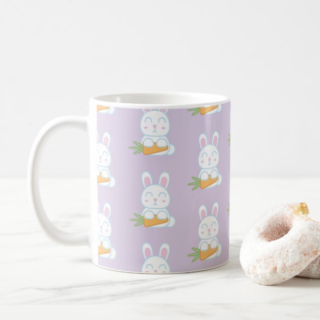 The Bunny Pattern Mug (Avec donut)
