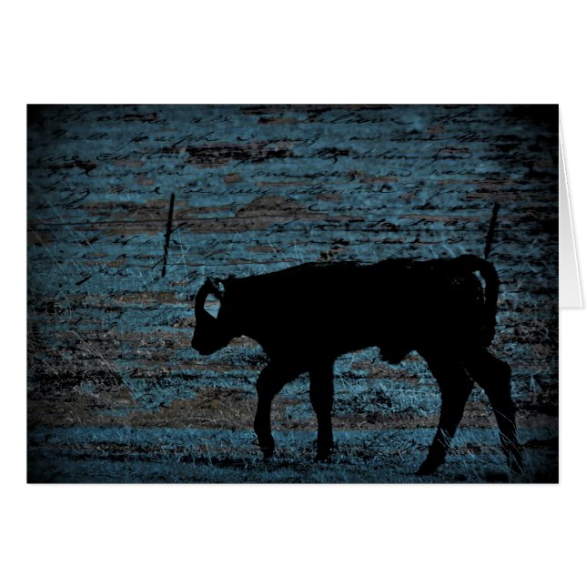 The Calf All Occasion Blank Greeting Card (Devant horizontal)