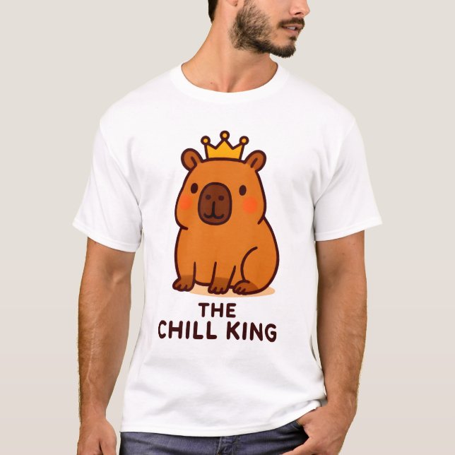 The Chill King Men's Basic T-Shirt (Devant)