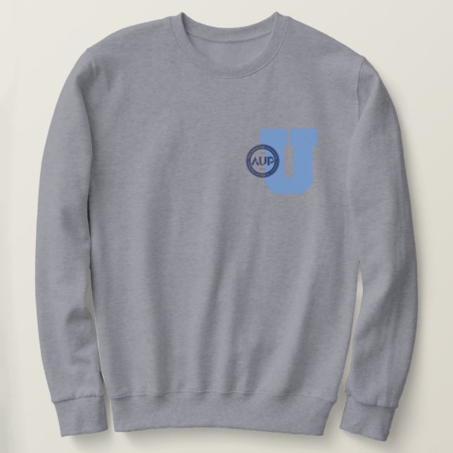 The Collegiate AUP Unisex Sweatshirt (Design devant)