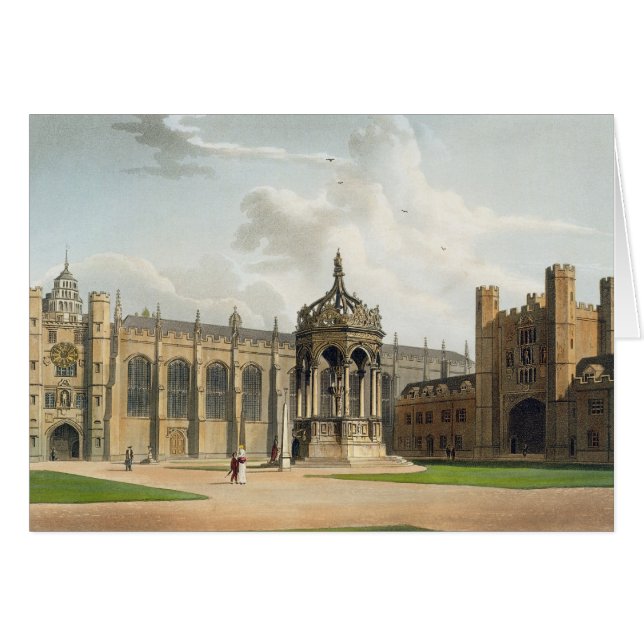 The Court of Trinity College, Cambridge, from 'The (Devant horizontal)