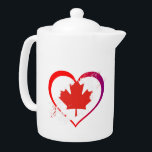 Thé de la fête du Canada<br><div class="desc">Montrez votre patriotisme avec ce motif captivant ! C'est une façon amusante et amusante d'habiller déco, cadeaux, vêtements et articles ménagers pour l'occasion. Consultez ma boutique pour plus d'objets motifs et d'idées cadeaux, ou combinez des objets pour créer un ensemble cadeau intéressant!</div>