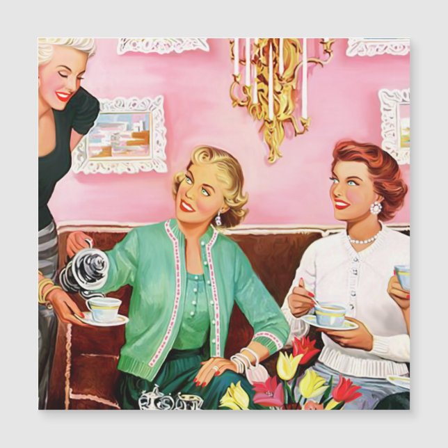 Thé de l'après-midi des années 1950 (Devant)