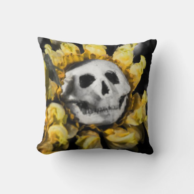 Thé de sang et Coussin de Tournesol à cordes rouge (Recto)