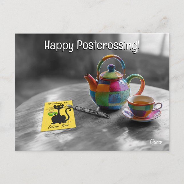 Thé de traversée - Carte postale (Devant)