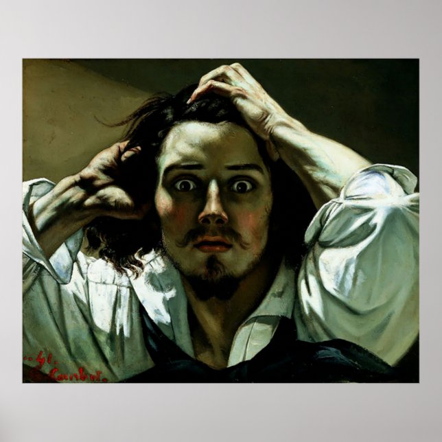 The Desperate Man - Reproduction Art Poster (Devant)