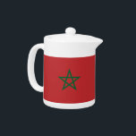 Thé du drapeau marocain<br><div class="desc">Ajoutez une touche de fierté marocaine à votre tea time avec notre théière exclusive arborant le drapeau du Maroc ! Réalisée avec une attention minutieuse aux détails, cette théière est plus qu’un simple élément fonctionnel, c’est une célébration du riche patrimoine et de la fierté culturelle du Maroc. Le design dynamique...</div>