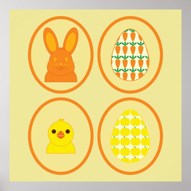 The Easter Gallery Square Poster (Devant)