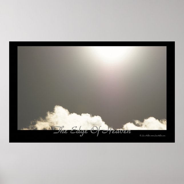 The Edge Of Heaven Skyscape Poster (Devant)