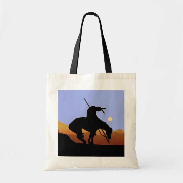 The End of the Trail Silhouette Tote Bag (Devant)