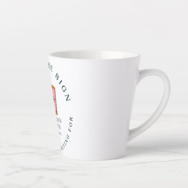 Thé et tarte latte Mug (Droite)