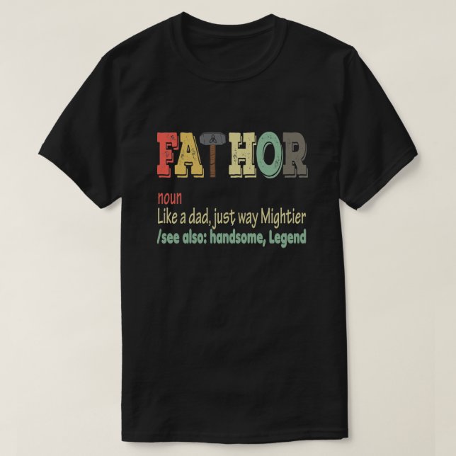 THE FATHER THE LEGEND Father's Day Dad T-Shirt (Design devant)
